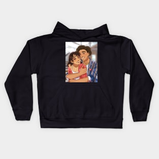 Clementine and Louis Highschool Sweethearts Kids Hoodie